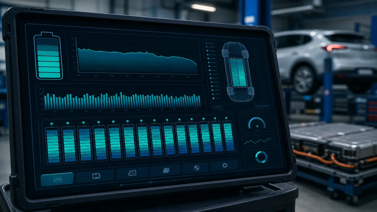 Diagnose-Display mit SoH-Anzeige der Traktionsbatterie, 1200x675